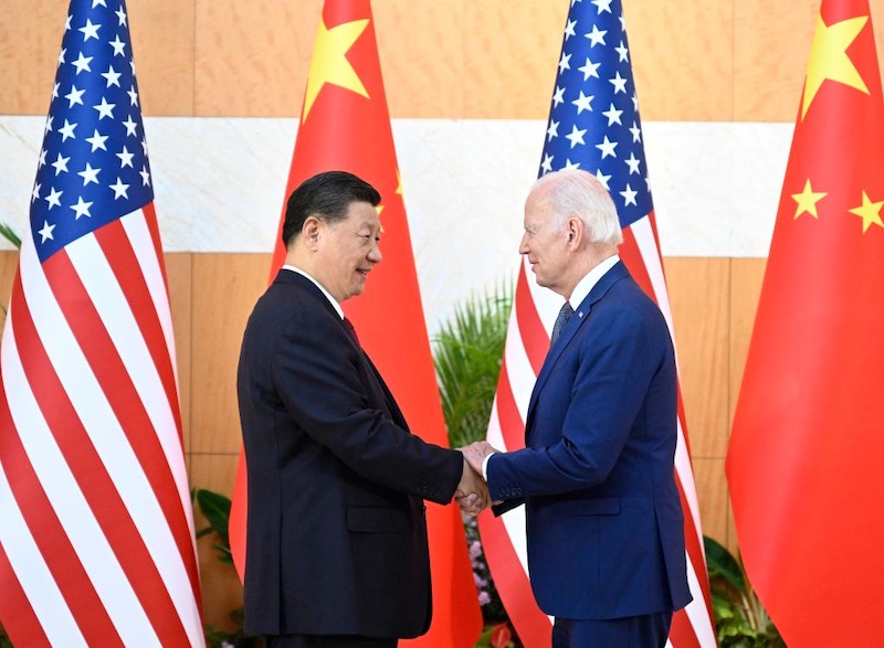 Xi et Biden ont eu des échanges de vues francs et approfondis sur les liens bilatéraux et les grandes questions mondiales 