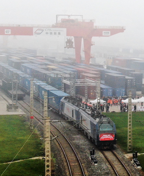 Plus de 4 000 convois ferroviaires ont circulé à partir du Shaanxi sur les lignes de fret Chine-Europe en 2022