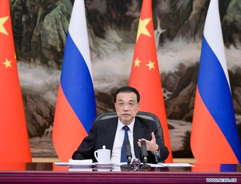 Le Premier ministre chinois rencontre son homologue russe sur la coopération