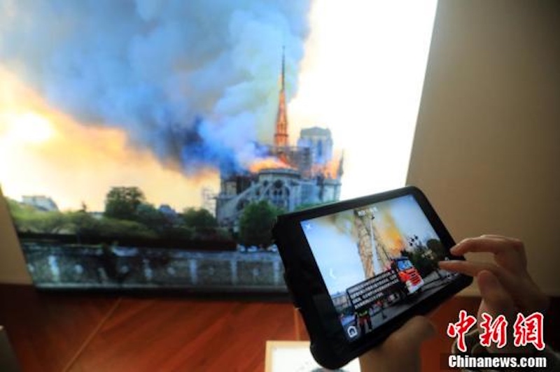 La première exposition immersive en réalité virtuelle au monde de Notre-Dame de Paris commence son tour asiatique à Shanghai