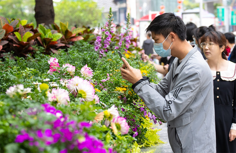 Guangdong : le marché aux fleurs de la Fête du Printemps 2023 de Shenzhen s'ouvre en fanfare