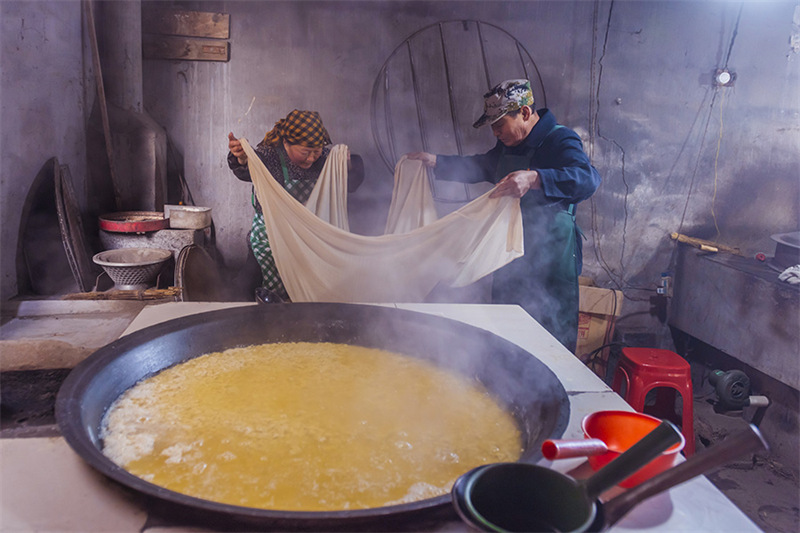 Shandong : le tofu mariné de Rizhao, comme un go?t de nostalgie