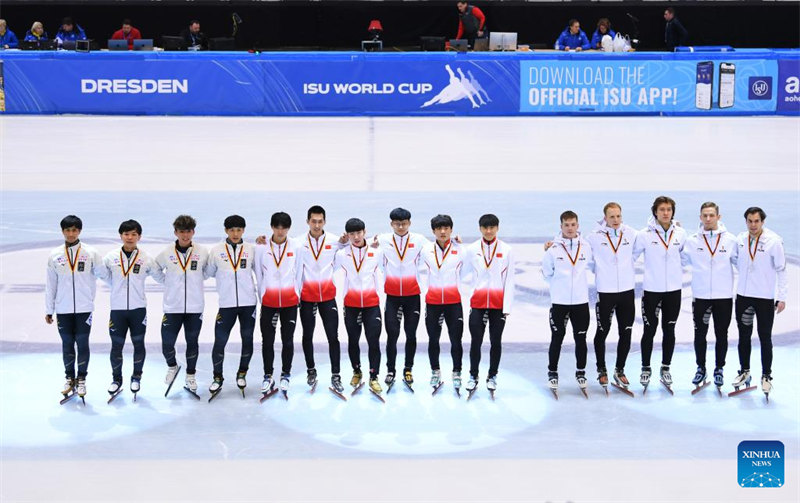 La Chine remporte 2 médailles d'or lors de la Coupe du monde de patinage de vitesse sur courte piste de l'ISU