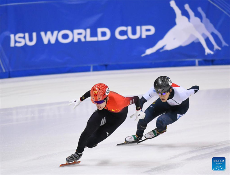 La Chine remporte 2 médailles d'or lors de la Coupe du monde de patinage de vitesse sur courte piste de l'ISU