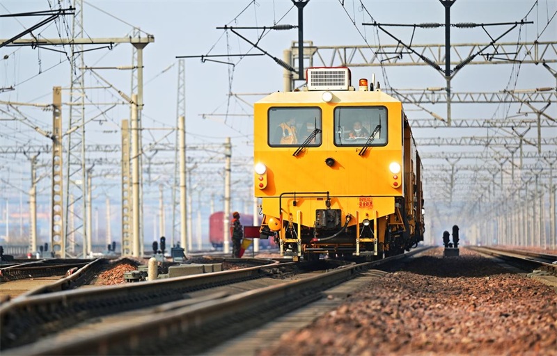 Henan : remise en état centralisée pour assurer la sécurité et le bon fonctionnement du train de fret Chine-Europe