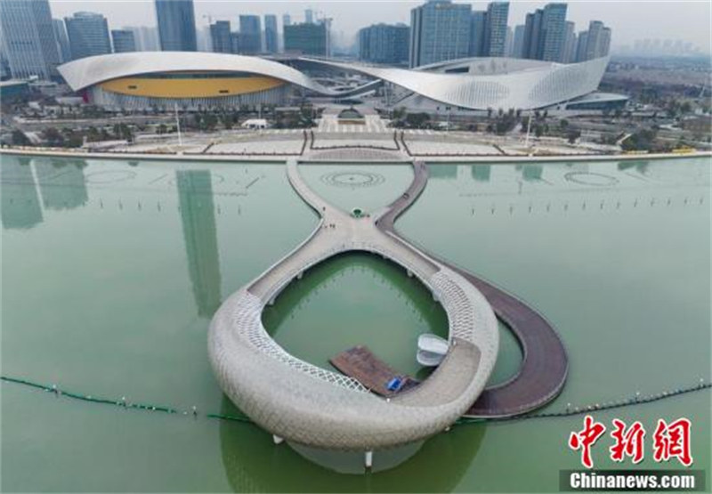 Jiangsu : vu du ciel, le centre culturel de la baie de Suzhou ressemble à une ? base extraterrestre ?