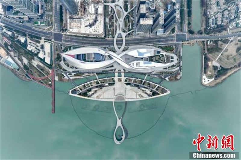 Jiangsu : vu du ciel, le centre culturel de la baie de Suzhou ressemble à une ? base extraterrestre ?