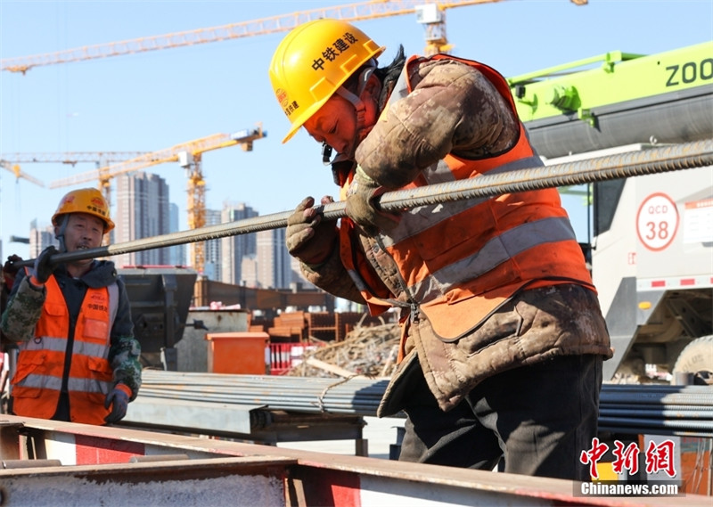 Tongzhou : la construction du centre de transport complet de la gare secondaire de la ville de Beijing s'accélère