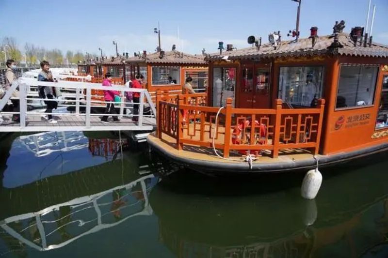 Hebei : ouverture prochaine du ? Bus sur l'eau ? à Baiyangdian