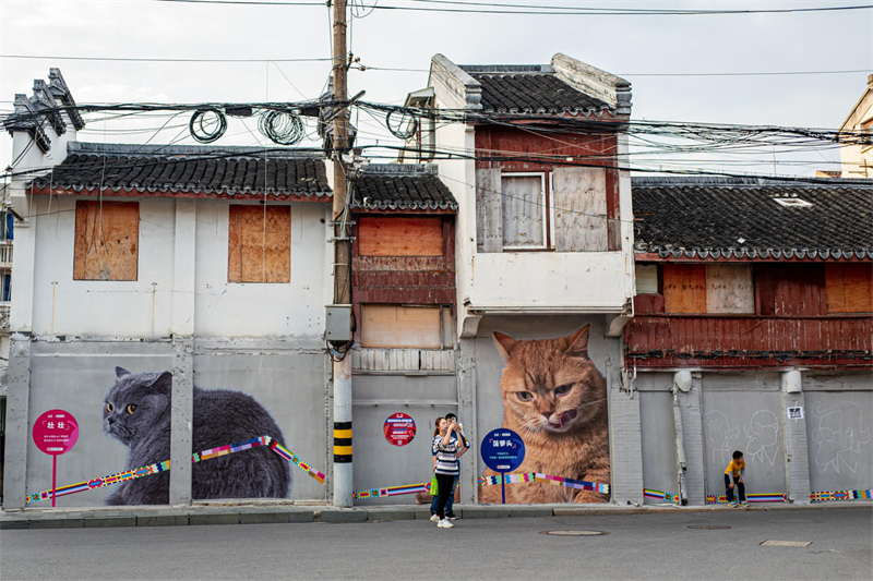 Shanghai : les vieilles rues transformées en une 