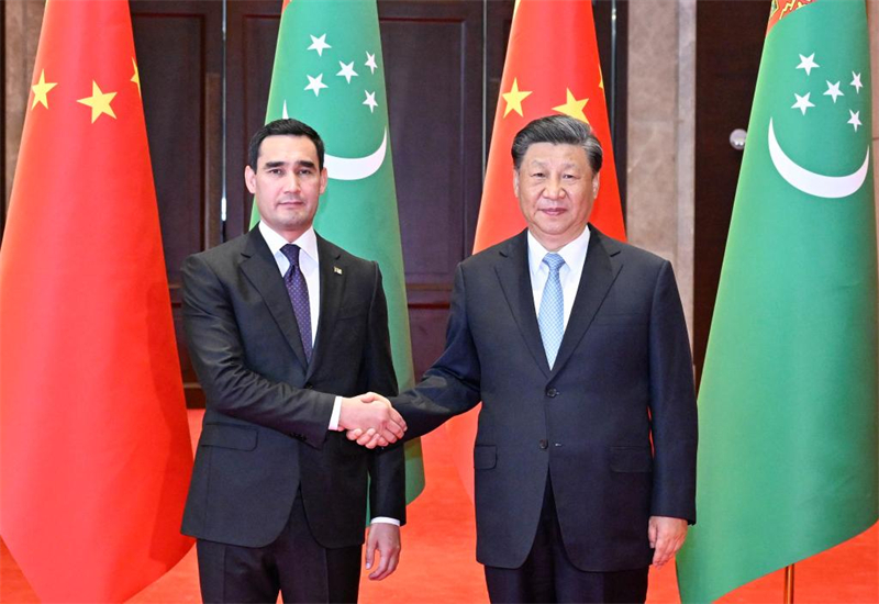 Xi Jinping rencontre le président turkmène