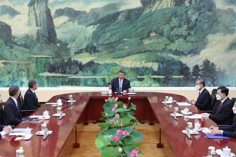 Xi Jinping rencontre Antony Blinken à Beijing