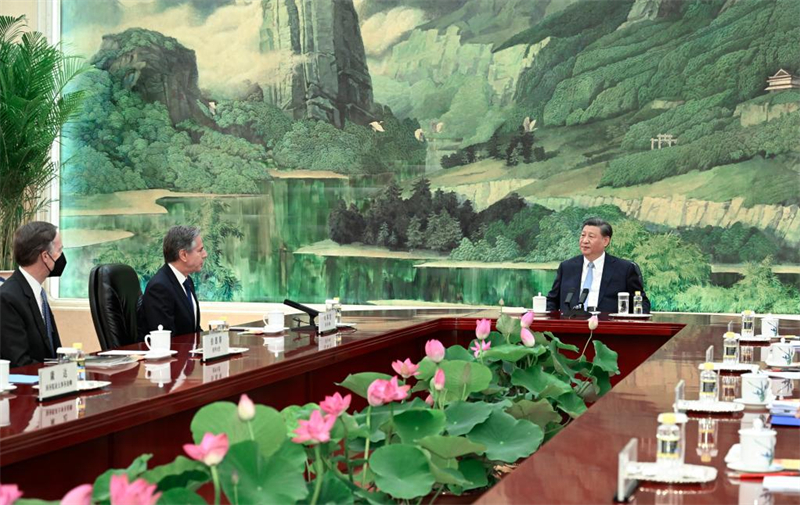 Xi Jinping rencontre Antony Blinken à Beijing