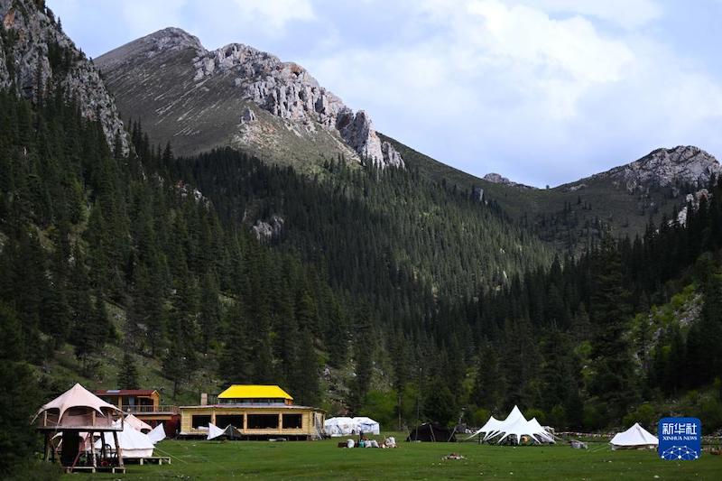 Qinghai : les sources des Trois Fleuves en été