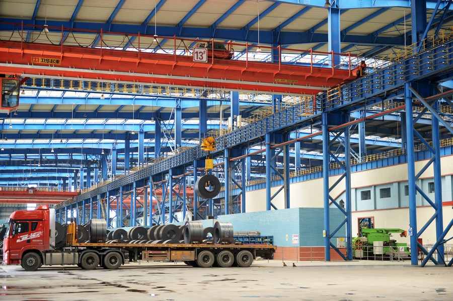 Photo d'une ligne de production automatique d'une entreprise privée à Zhangzhou, dans la province chinoise du Fujian (sud-est), le 19 juin 2023. (Photo : Liu Yongzhen)