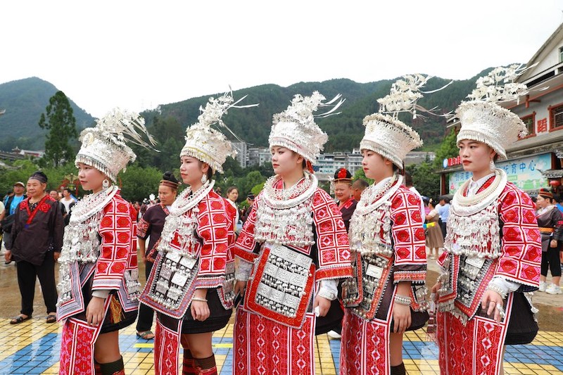 Guizhou : les célébrations du festival ethnique ? Liuyueliu ? des Miao du comté de Jianhe