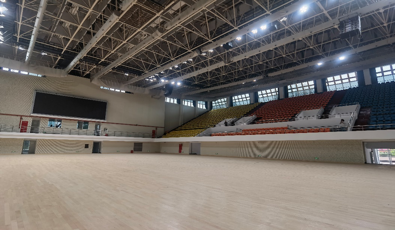 Regard sur les lieux de l'Universiade de Chengdu