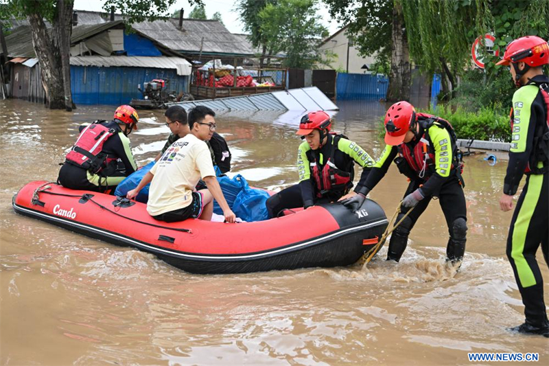 Chine : opérations de secours après les inondations au Heilongjiang