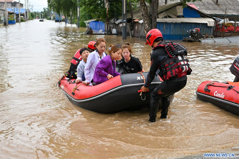 Chine : opérations de secours après les inondations au Heilongjiang