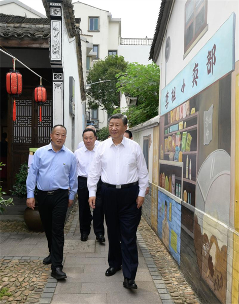 Xi Jinping inspecte la ville de Jinhua dans la province du Zhejiang