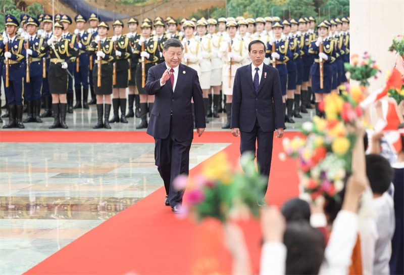 Xi Jinping s'entretient avec le président indonésien