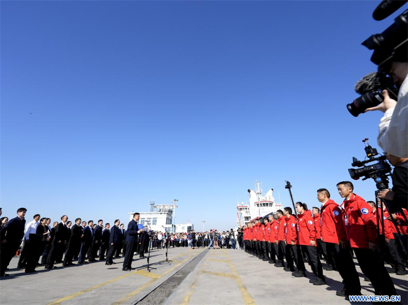 Début de la 40e expédition scientifique chinoise en Antarctique