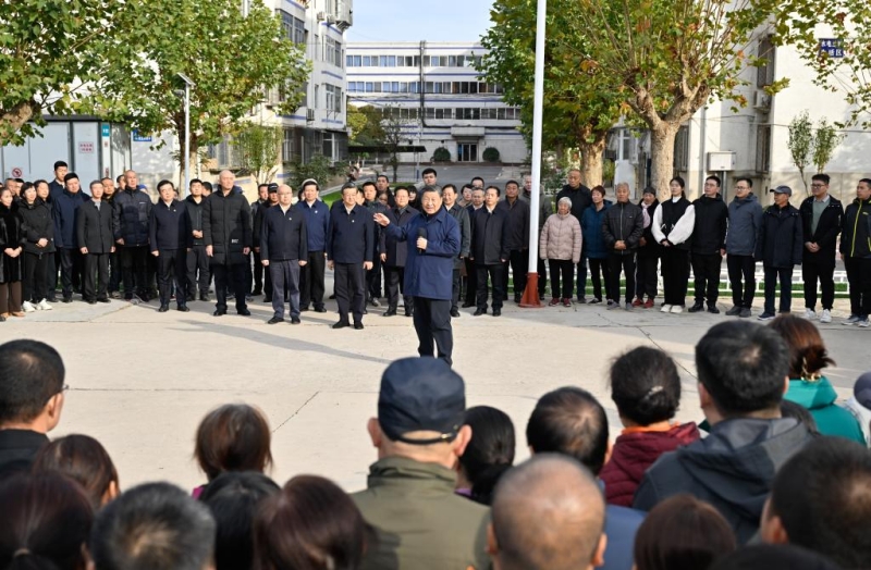 Xi Jinping inspecte la reconstruction après les inondations à Beijing et au Hebei