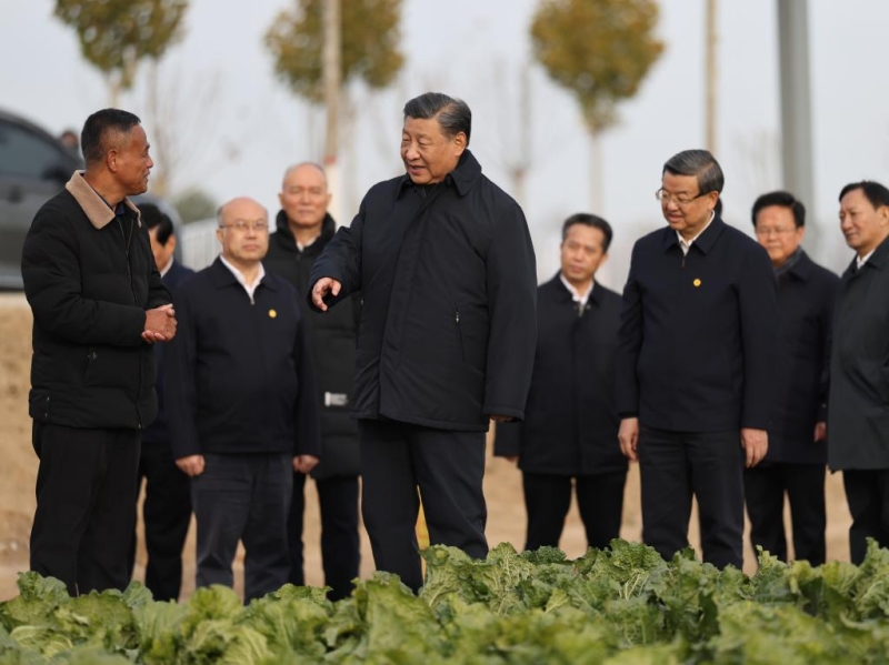 Xi Jinping inspecte la reconstruction après les inondations à Beijing et au Hebei