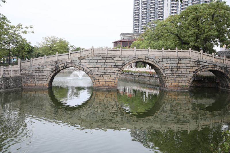 Guangdong : des journalistes étrangers découvert la culture chinoise traditionnelle sur l'ancienne place du marché de Shenzhen