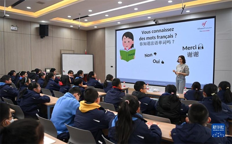 Shaanxi: les étudiants participent à des activités à Xi'an à l'occasion de la semaine culturelle sino-fran?aise