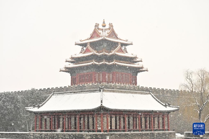 L'hiver sur l'Axe central de Beijing