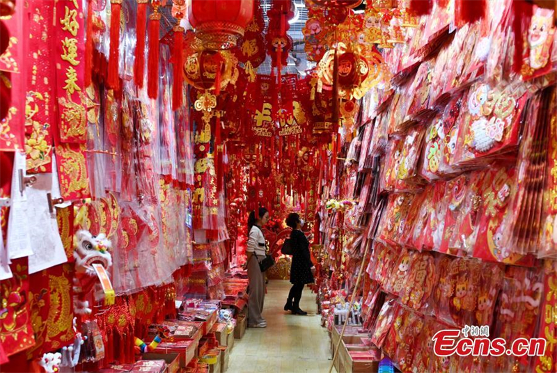 Les décorations pour la fête du Printemps font leur apparition !