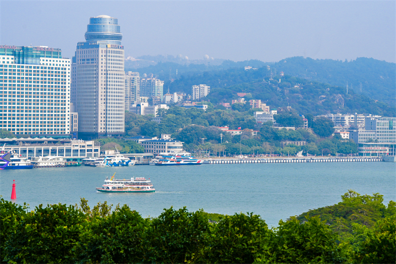 Fujian : à Xiamen, les batiments anciens de l'?le de Gulangyu témoignent de l'histoire