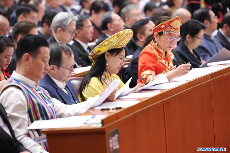 Ouverture de la session annuelle de l'organe consultatif politique suprême de la Chine