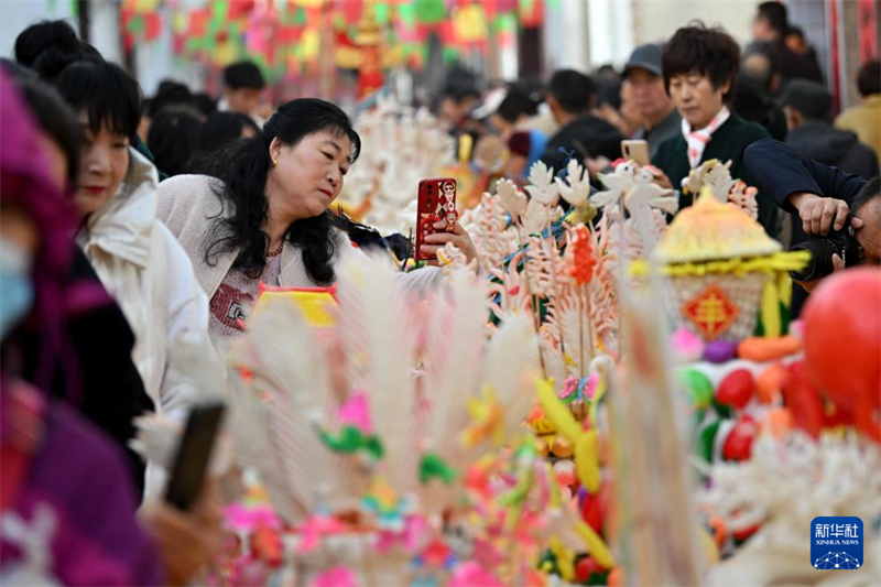 Shanxi : une cérémonie de figurines en pate dans les montagnes du comté de Lan