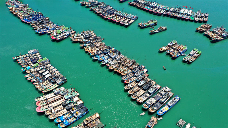 Fujian : le pittoresque port de pêche de Fuzhou en été