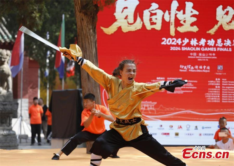 Henan : 10 pratiquants de 47 pays récompensés par le titre d'? étoile du kung-fu Shaolin ?