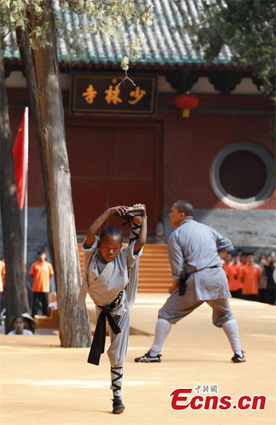 Henan : 10 pratiquants de 47 pays récompensés par le titre d'? étoile du kung-fu Shaolin ?