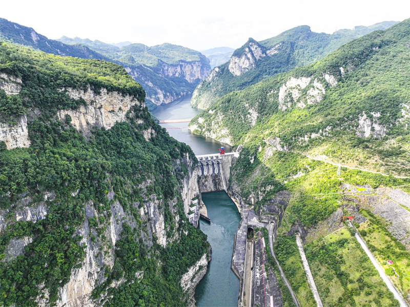 Guizhou : la centrale hydroélectrique de Suofengying, magnifique et pittoresque au c?ur des montagnes