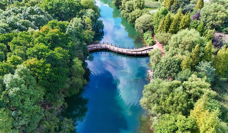 Guizhou : la plage de la rivière Shili de Guiyang devient un couloir écologique