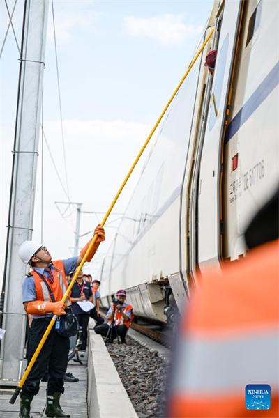 Ningxia : un exercice de simulation de panne effectué sur la ligne à grande vitesse Baotou-Yinchuan