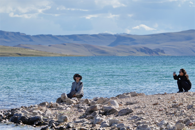 Xizang : le magnifique lac Tso Ng?n à Nagqu