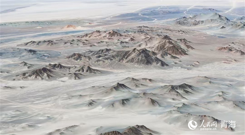 Qinghai : Heidushan, comme une peinture à l'encre noire dans le désert du nord-ouest