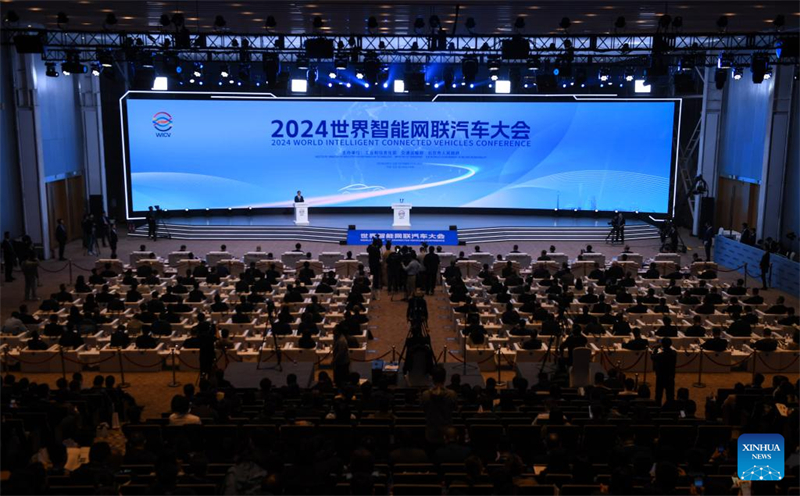 Ouverture de la Conférence mondiale sur les véhicules intelligents connectés 2024 à Beijing