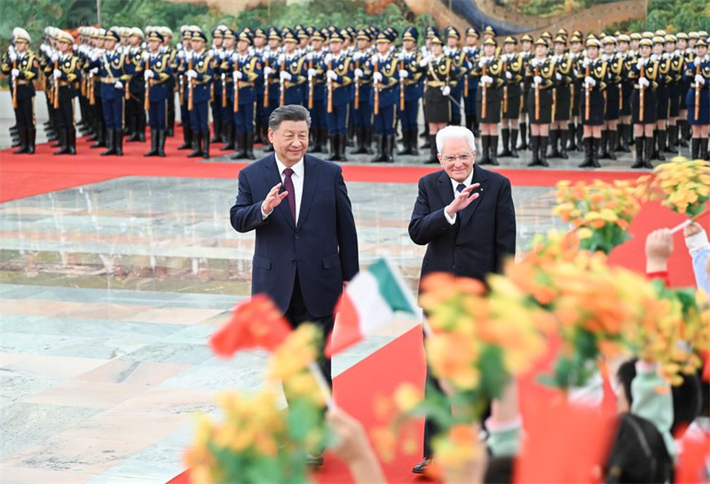 Xi Jinping exhorte la Chine et l'Italie à coopérer pour batir un monde meilleur