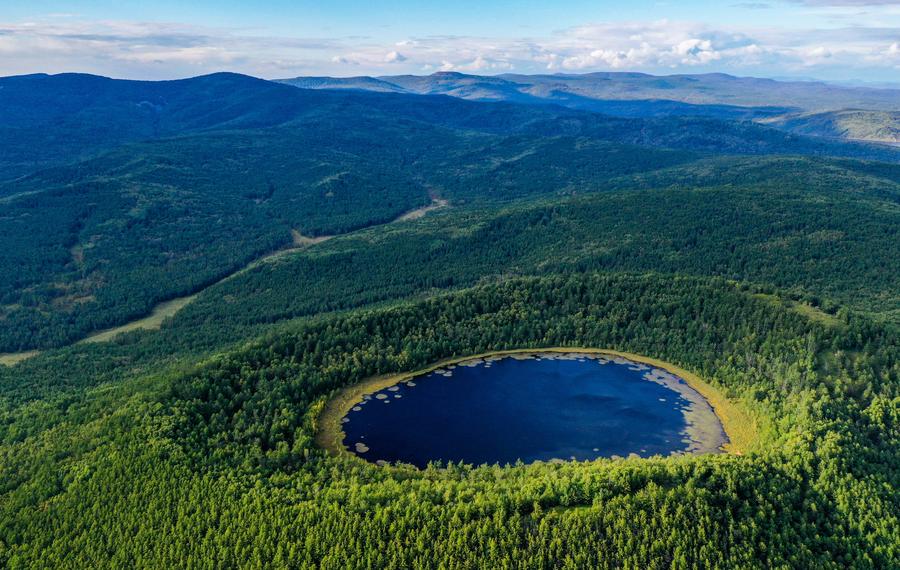 Photo prise par un drone montrant le paysage d