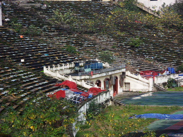 Un stade historique devient un potager