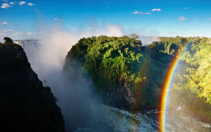 Les chutes Victoria, Zambie