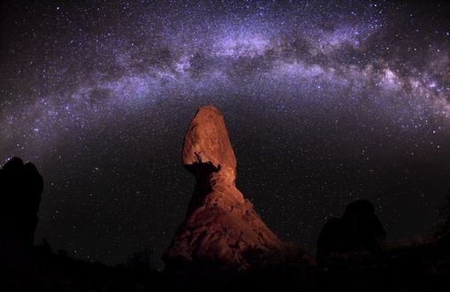 Vues nocturnes magnifiques dans le parc national des Arches, par Bret Webster (6)