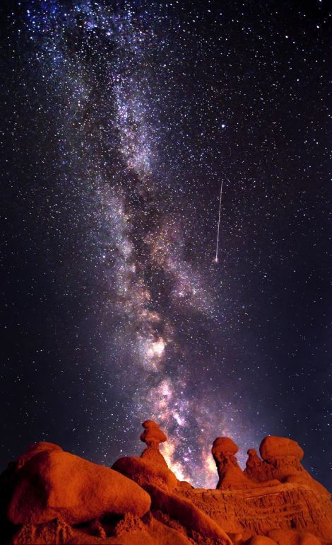 Vues nocturnes magnifiques dans le parc national des Arches, par Bret Webster (5)